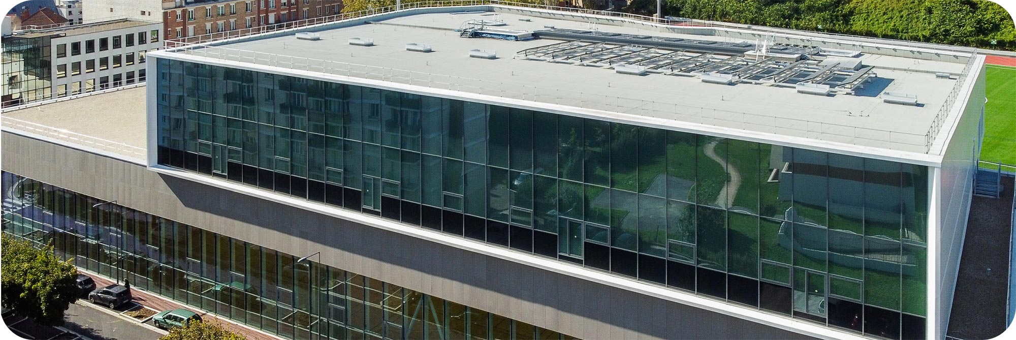 Bâtiment du Campus Tony Parker à Issy les Moulineaux